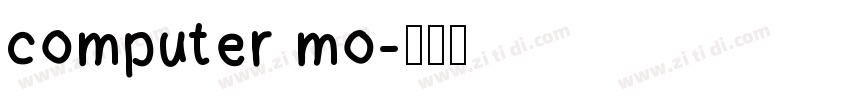 computer mo字体转换